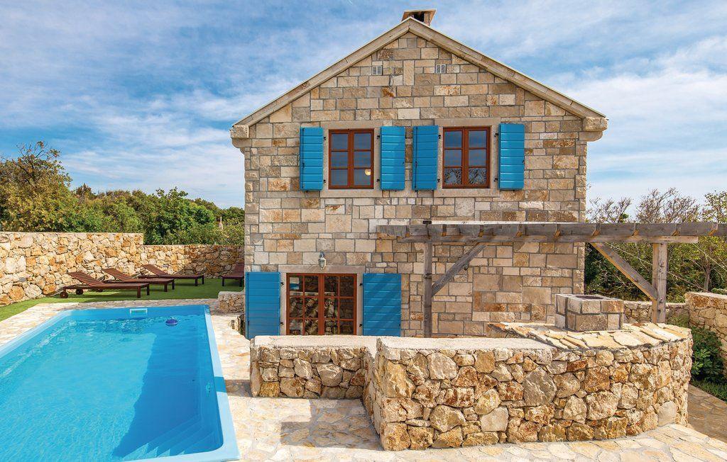 Ferienhaus in Novalja mit Privatem Pool Ferienhaus  kroatische Inseln