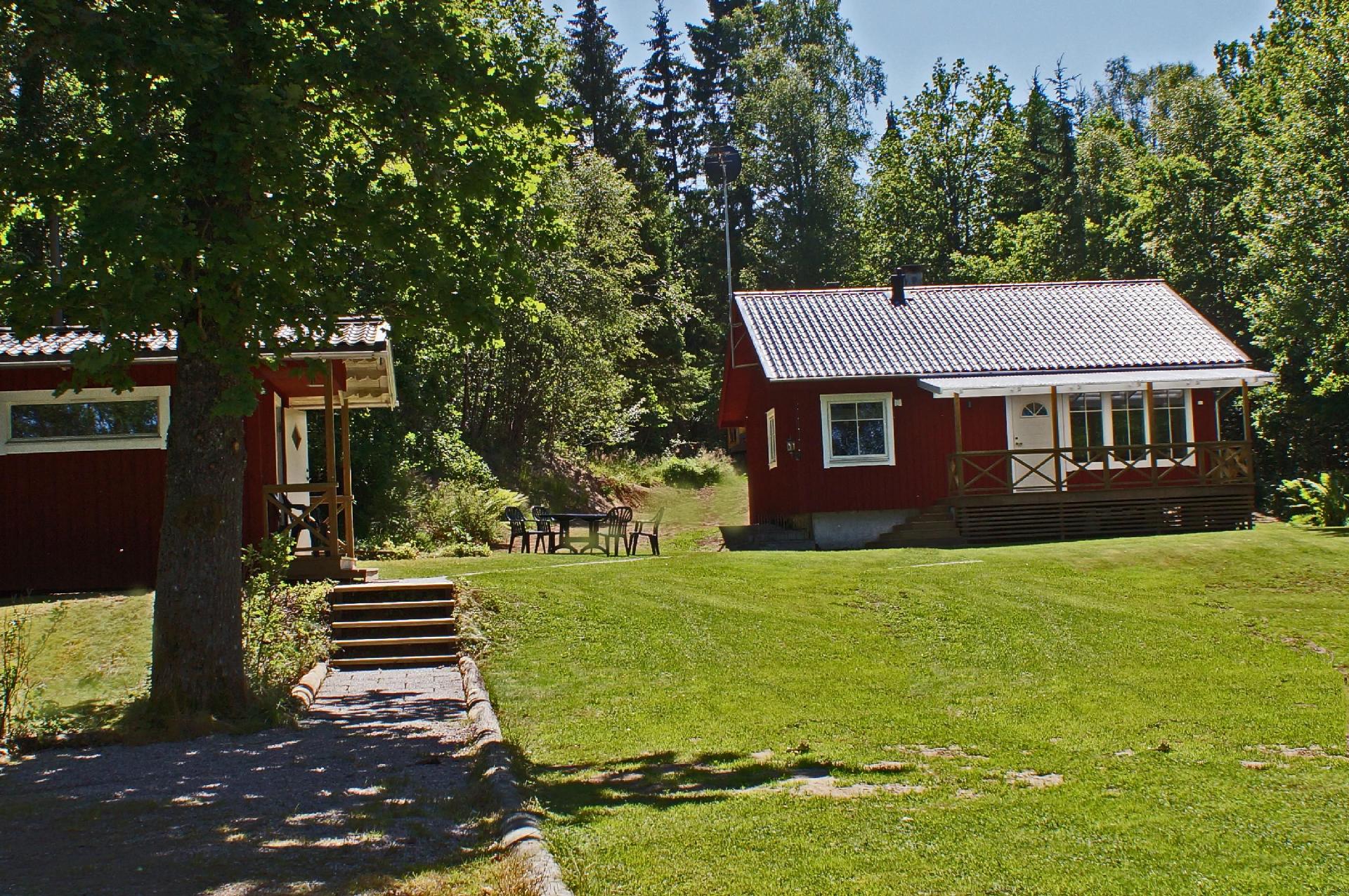 Idyllisch am See gelegenes Schwedenhaus mit eigene Ferienhaus 